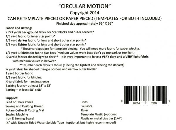 Nähanleitung Circular Motion