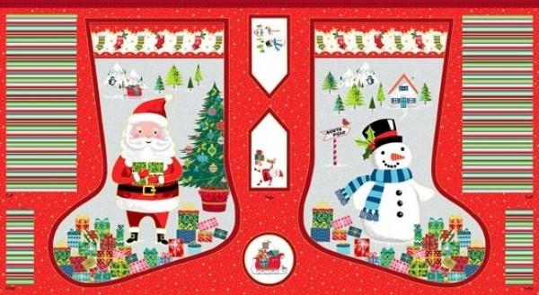 Panel Christmas Stocking Santa Express 2021