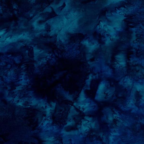 BATIKstoff Rest 45cm 1985 Watercolors Skipper