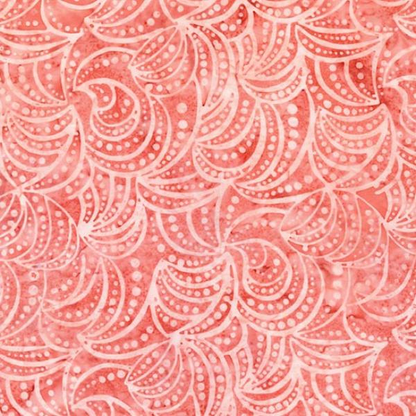 Tonga Batik Black Cherry Collection 02 Coral