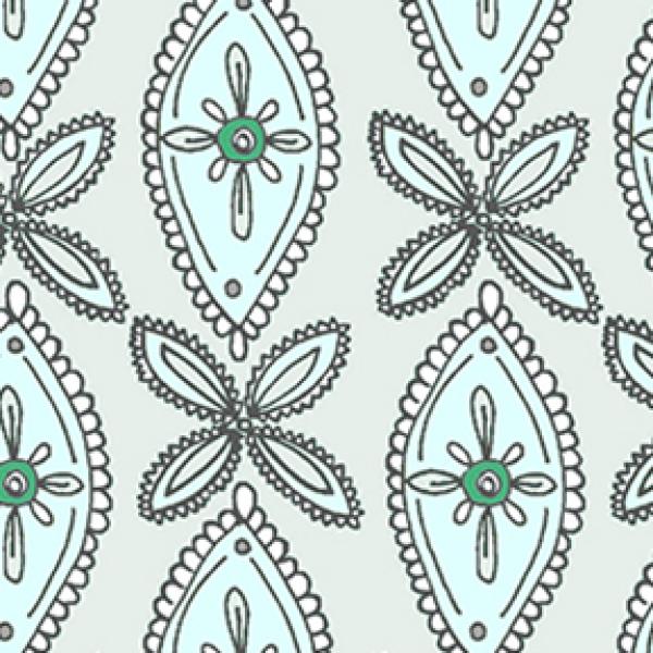 Patchworkstoff Rest 50cm Emerald Sky 10