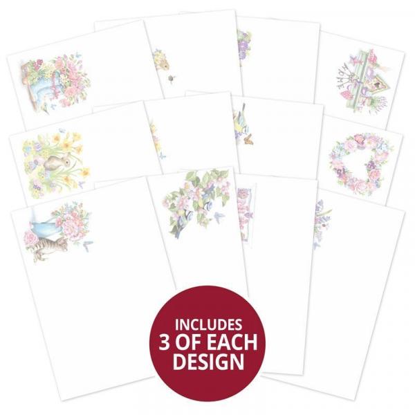 Card Inserts Springtime Wishes DIN A4