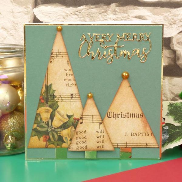 Designpapier Adorable Pattern Pack V Christmas Melodies