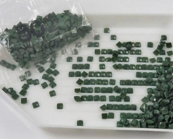 Diamond Painting Steine 502 Blue Green, eckig