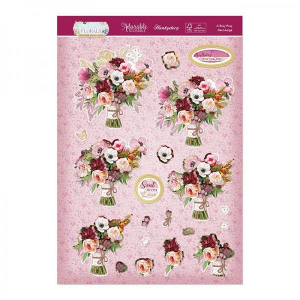 Flourishing Florals Deco Large A Rosy Posy