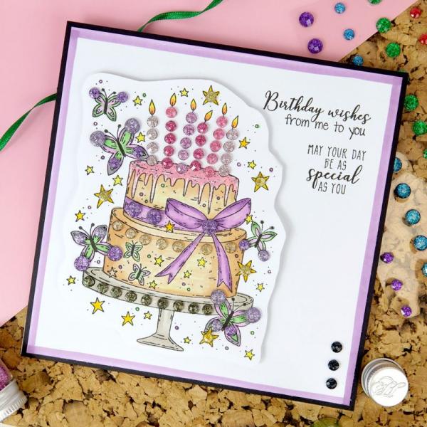 Motivstempel Moonlit Moments Gemstone Birthday Bling