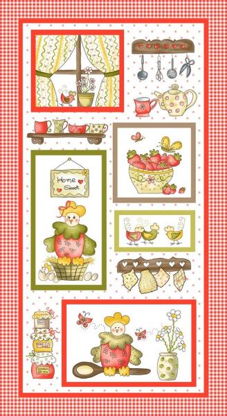 Patchworkstoff Country Cuisine 01 Panel