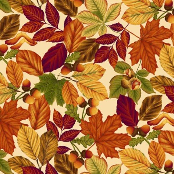 Patchworkstoff Rest 50cm Harvest Gathering 11