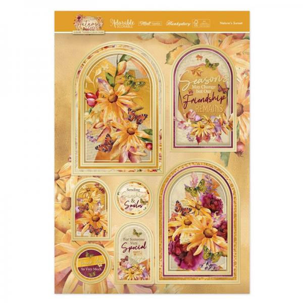 Topper Set Forever Florals Autumn Days - Nature's Sunset