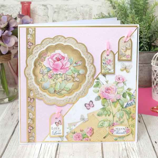 Deluxe Craft Pad Forever Florals Rose