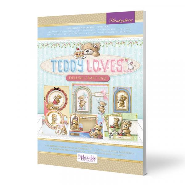 Deluxe Craft Pad Teddy Loves