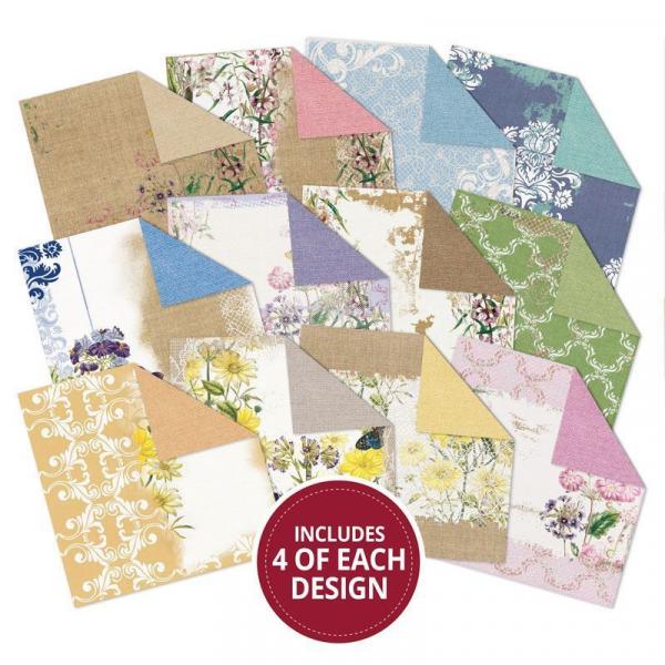 Designpapier Cottage Garden & Beautiful Burlap