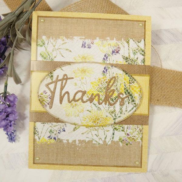 Designpapier Cottage Garden & Beautiful Burlap