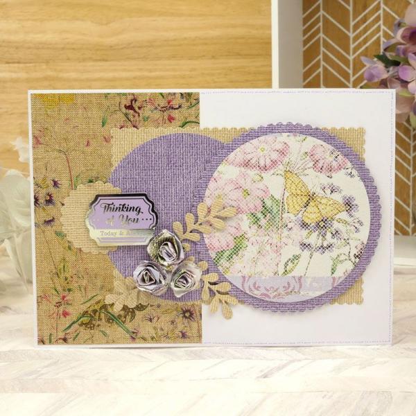 Designpapier Cottage Garden & Beautiful Burlap
