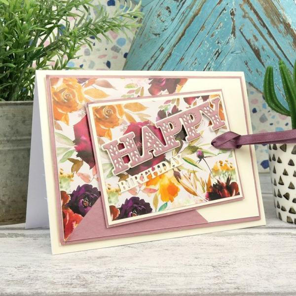 Designpapier Floral Delights & Watercolour Wash