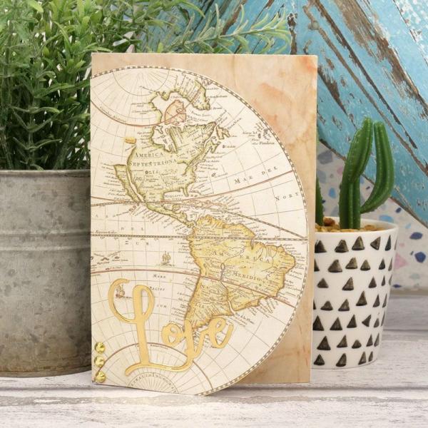 Designpapier Vintage Maps & Aged Paper
