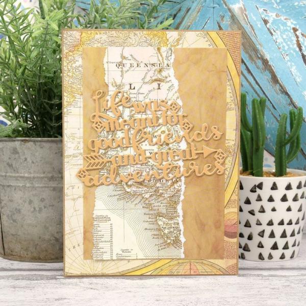 Designpapier Vintage Maps & Aged Paper