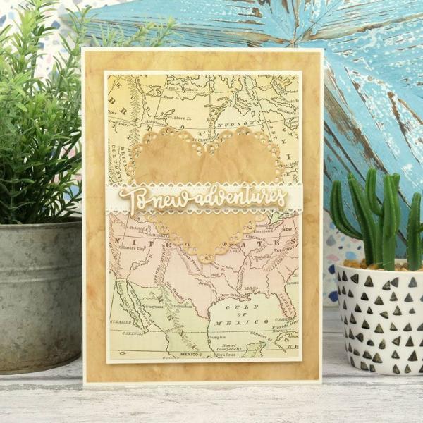 Designpapier Vintage Maps & Aged Paper