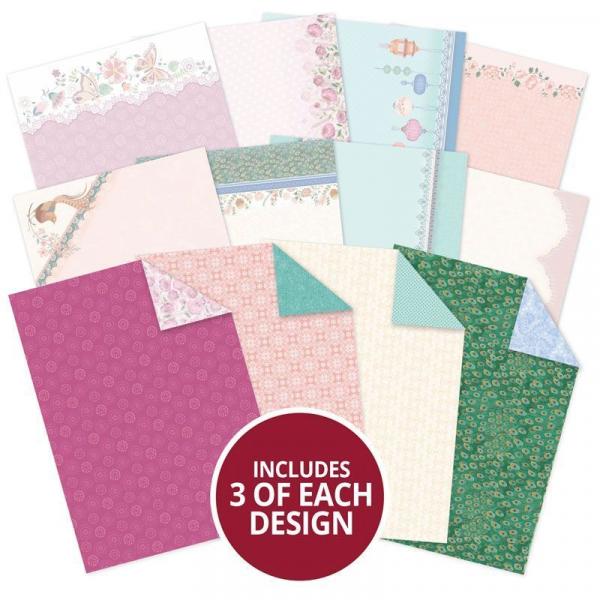 Designpapier Card Inserts Eastern Wishes DIN A4