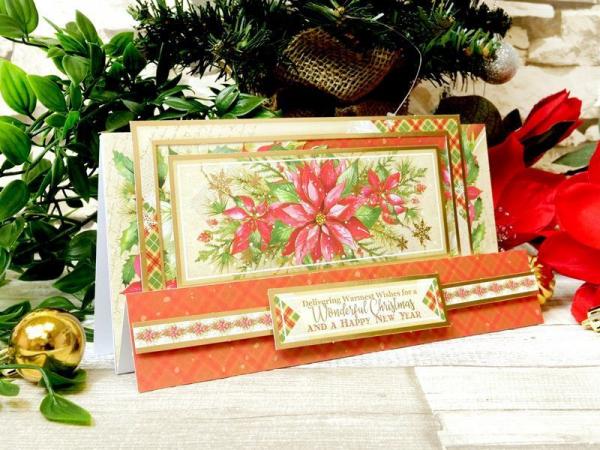 Luxury Card Collection Forever Florals Poinsettia