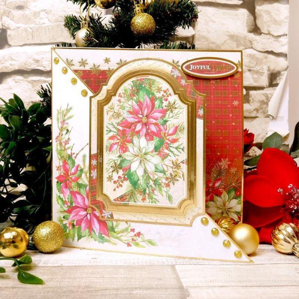 Kartenset Poinsettia Simple Joys Topper Set