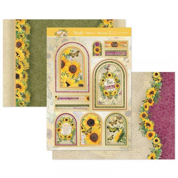 Topper Set Forever Florals Sunflower Grown with Love