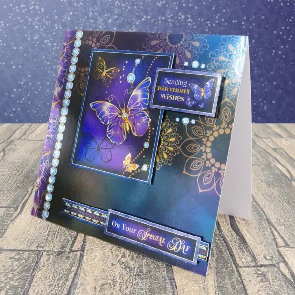 Topper Deck Midnight Butterflies