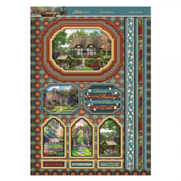 Topper Set Country Escapes Cottage Garden