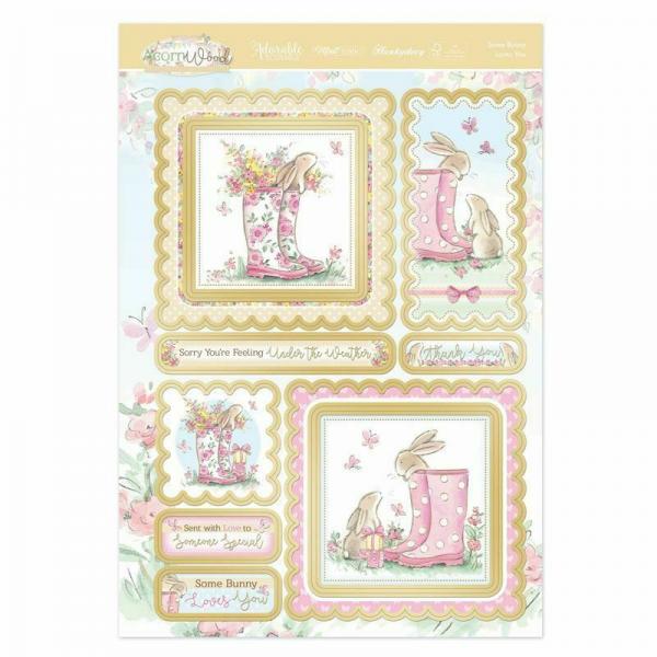 Topper Set Acorn Wood Some Bunny Loves You