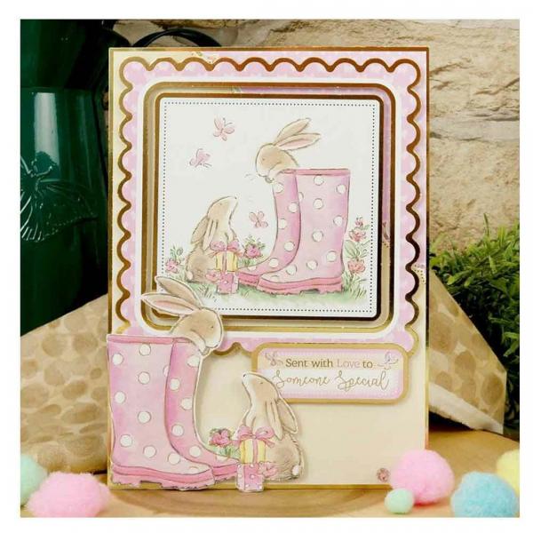 Topper Set Acorn Wood Some Bunny Loves You