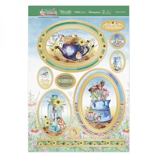 Topper Set Spring Birdsong Rustic Charm