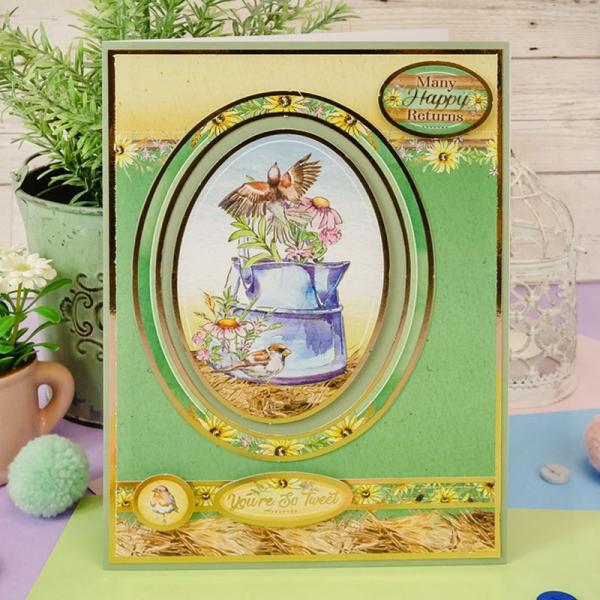 Topper Set Spring Birdsong Rustic Charm