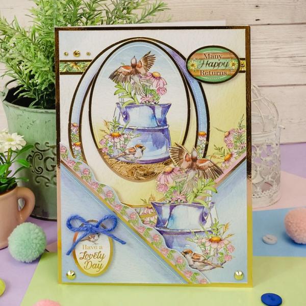 Topper Set Spring Birdsong Rustic Charm