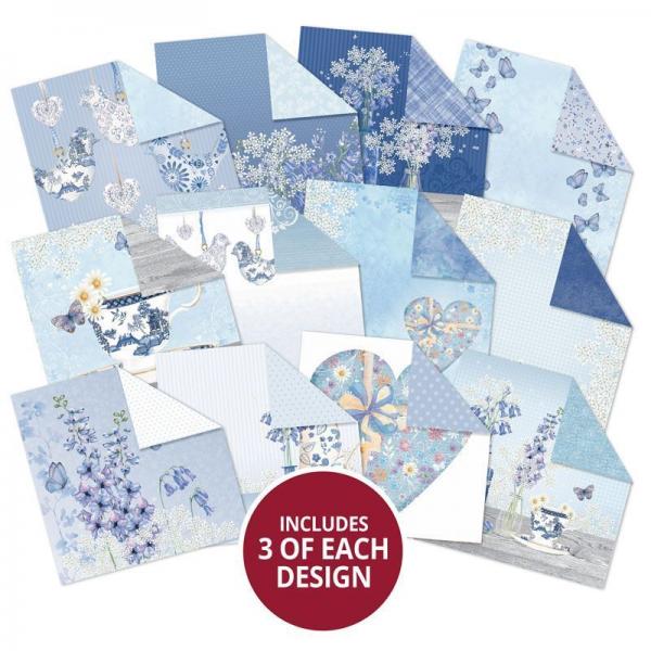 Paper Pad True Blue 6x6 Designpapier