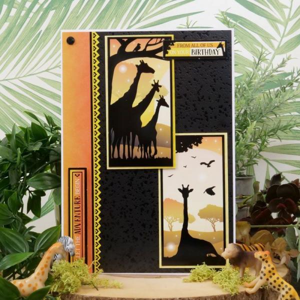 Luxury Card Collection Twilight Safari Topper Set