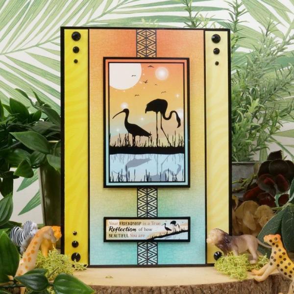 Luxury Card Collection Twilight Safari Topper Set