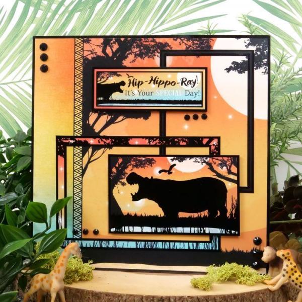 Luxury Card Collection Twilight Safari Topper Set