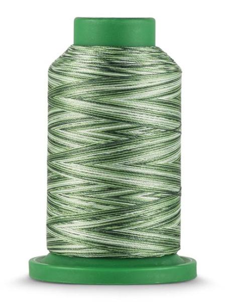 Isacord 40 Multi 9805 Shades of Grass Stickgarn