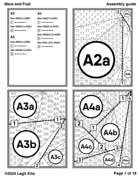 Legit Kits Mare and Foal - Nähanleitung
