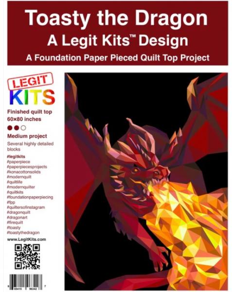 Legit Kits Toasty the Dragon - Nähanleitung