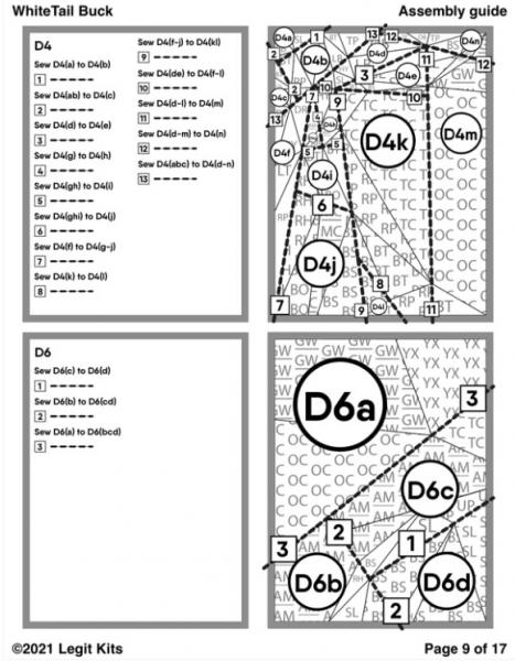 Legit Kits White Tail Buck - Nähanleitung