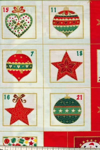 Panel Adventskalender 15 Tree Calendar