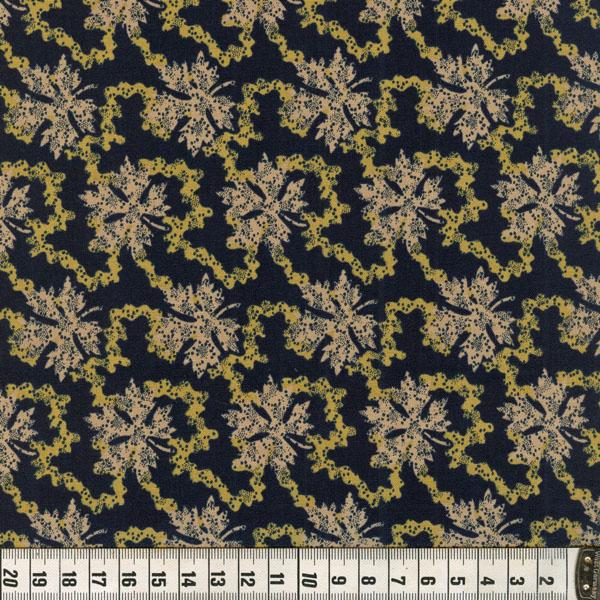 Patchworkstoff Rest 60cm Indigo, Honey & Pewter 01