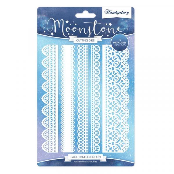 Moonstone Cutting Dies Rustic Lace Trim Selection