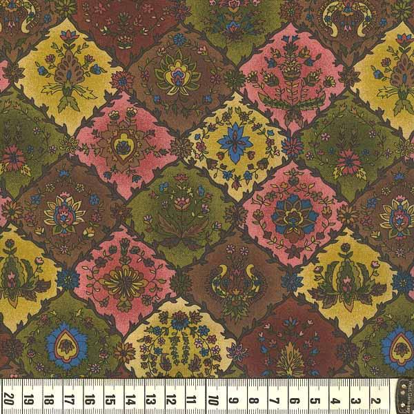 Patchworkstoff Rest 40cm Kashmir 03