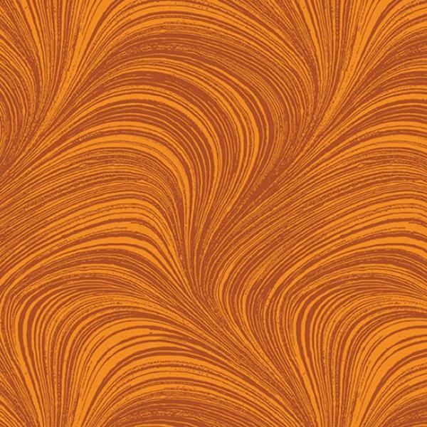 Patchworkstoff Wave Texture 08 Pumpkin