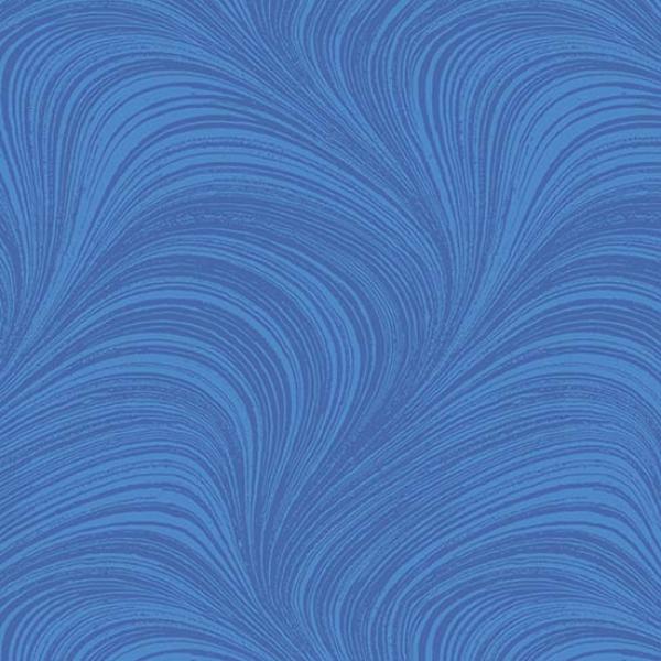 Patchworkstoff Wave Texture 28 Medium Blue