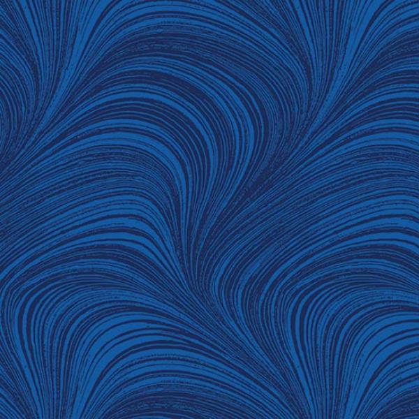 Patchworkstoff Wave Texture 29 Cobalt