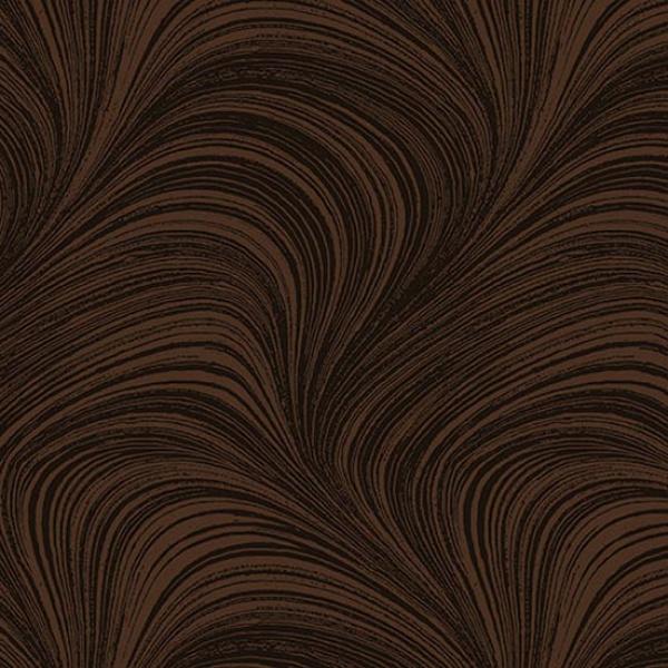 Patchworkstoff Wave Texture 38 Chocolate