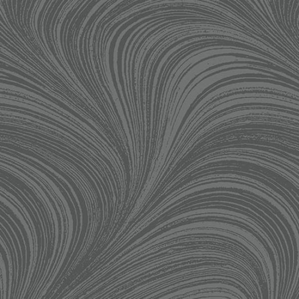 Patchworkstoff Wave Texture 45 Graphite
